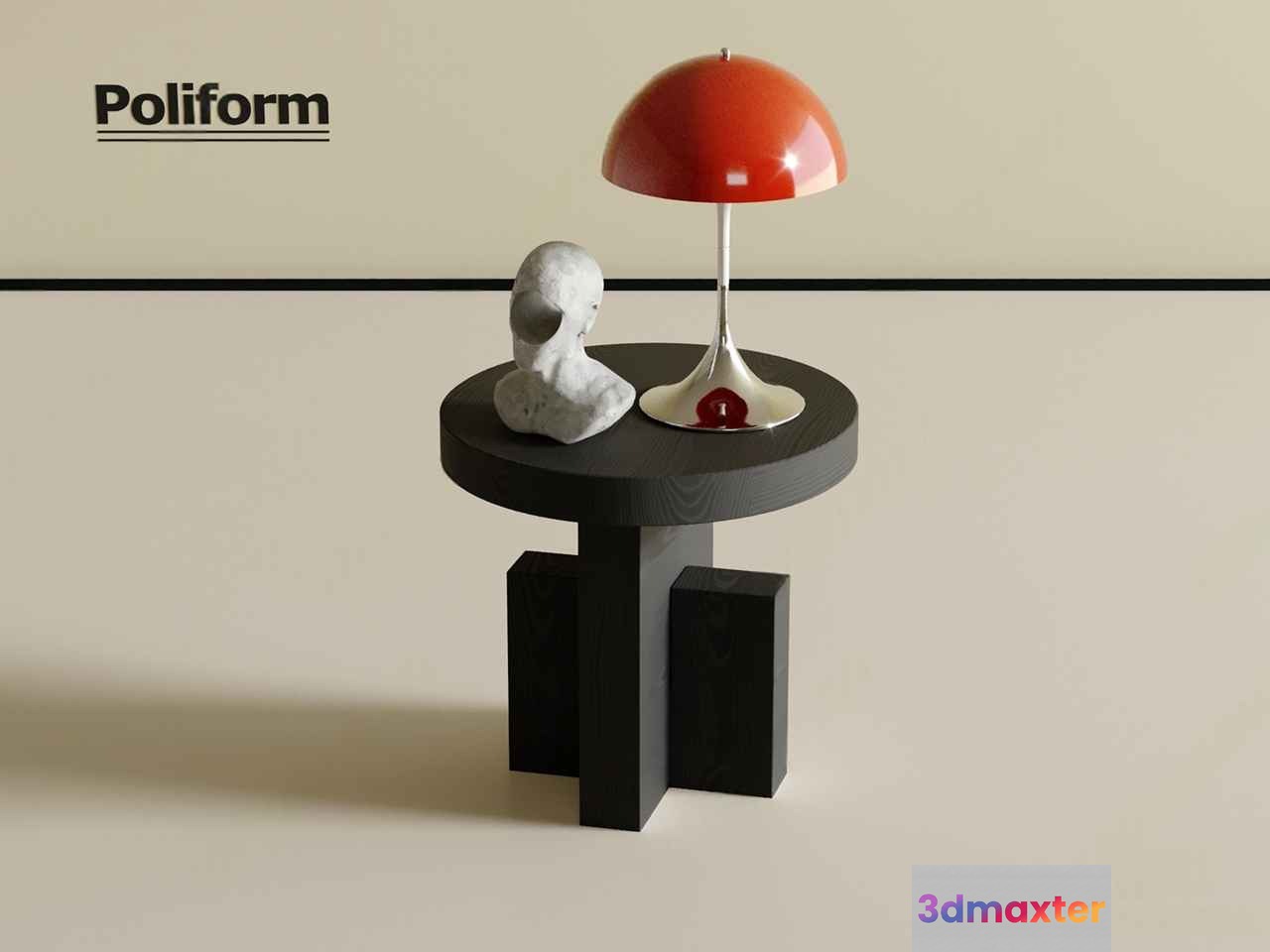 A Modern Table 3D Model - 12303 - CORONA Render