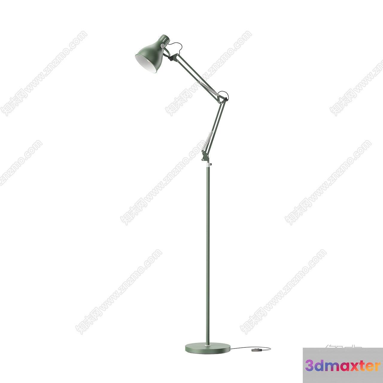 Modern Green Lamp 3D Model - 6632 - CORONA Render