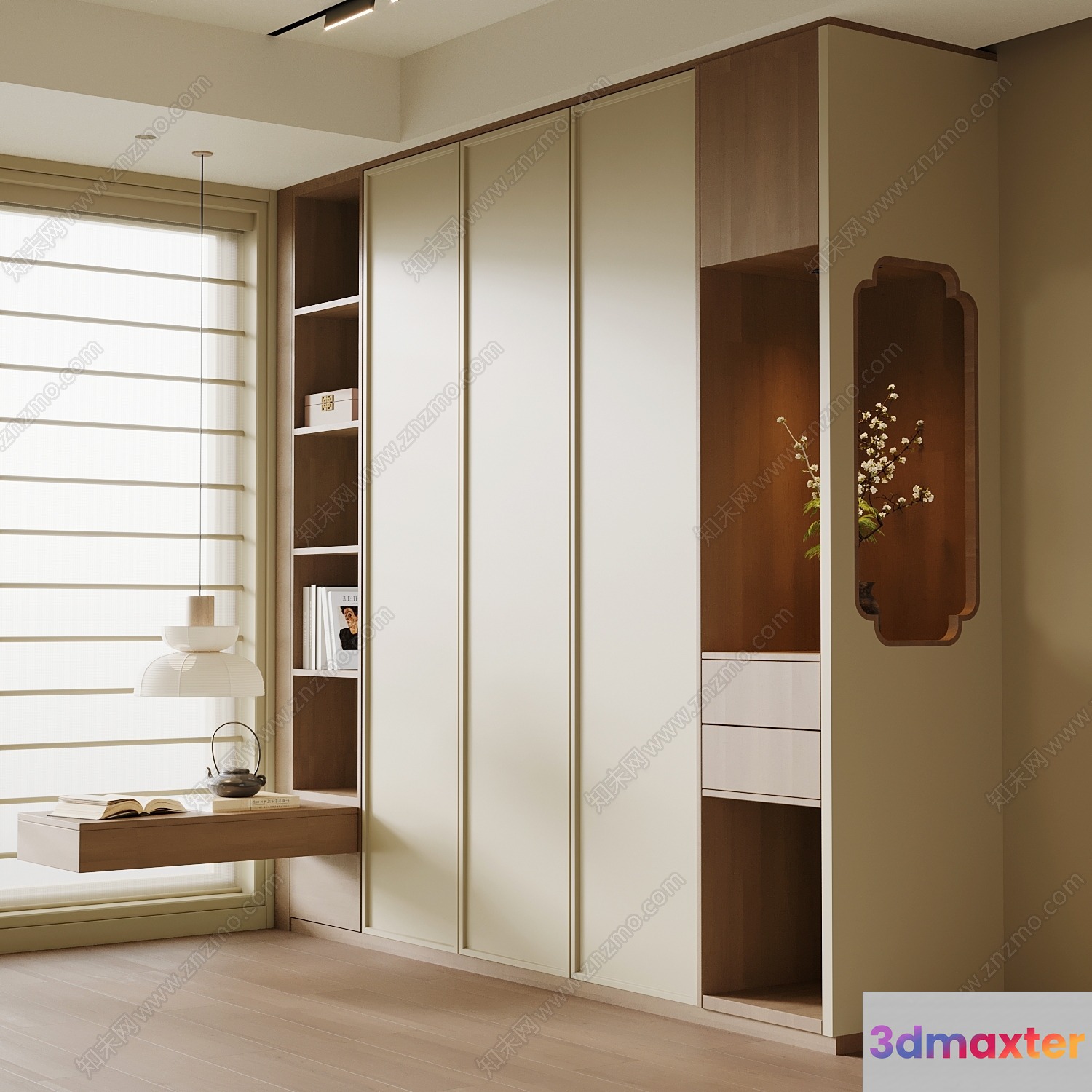 Modern Minimalist Closet 3D Model - 5612 - VRAY Render