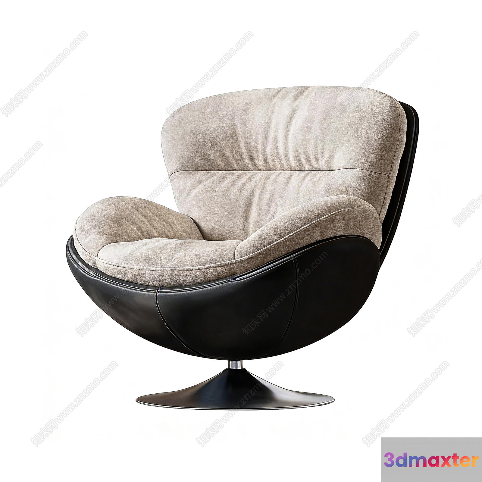 Modern Swivel Chair 3D Model - 3571 - VRAY Render