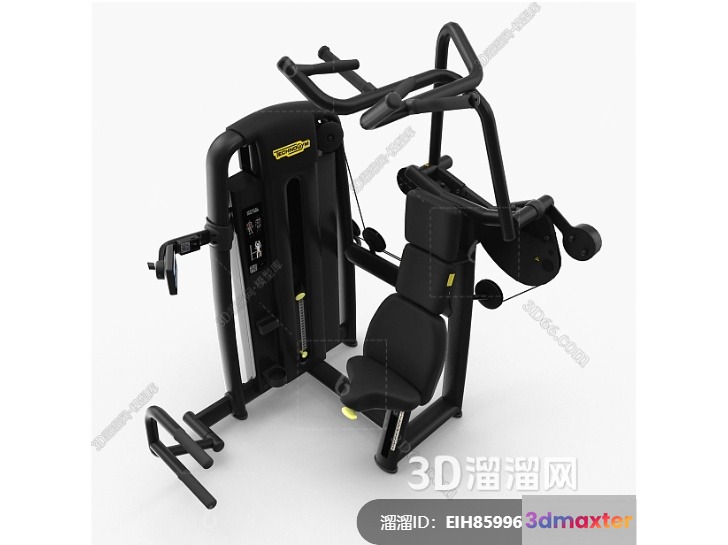A 3D Model Of A Gym Machine 3D Model - 4533 - VRAY Render