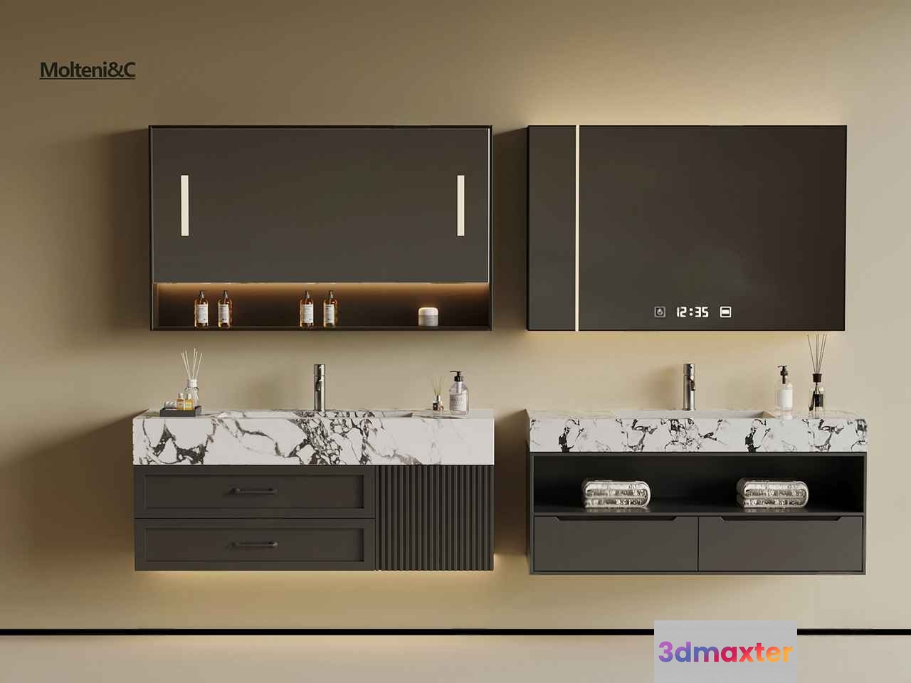 Modern Bathroom Vanity 3D Model - 11238 - VRAY Render