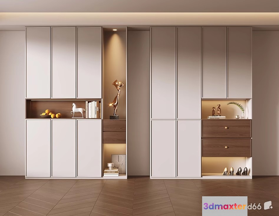 Modern Storage Unit 3D Model - 22072 - VRAY Render