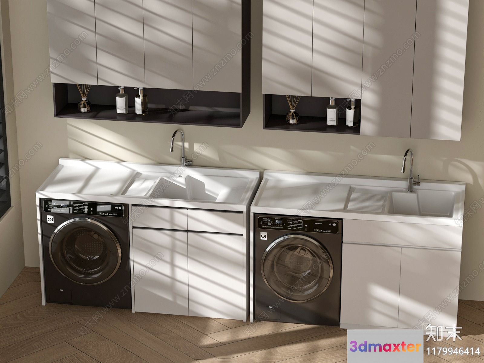 Modern Laundry Room 3D Model - 20103 - VRAY Render