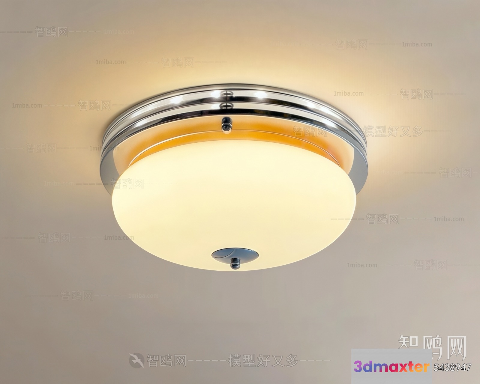 Gold Light Fixture 3D Model - 20619 - CORONA Render