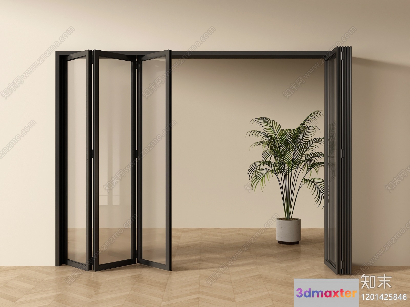 Minimalist Room Divider 3D Model - 18099 - VRAY Render