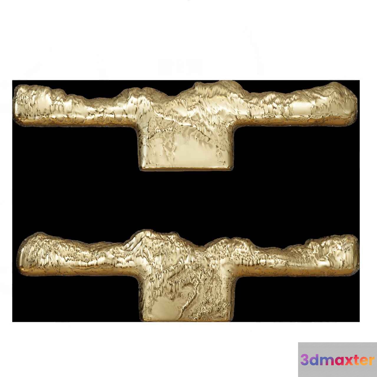 Gold Bars 3D Model - 22040 - VRAY Render