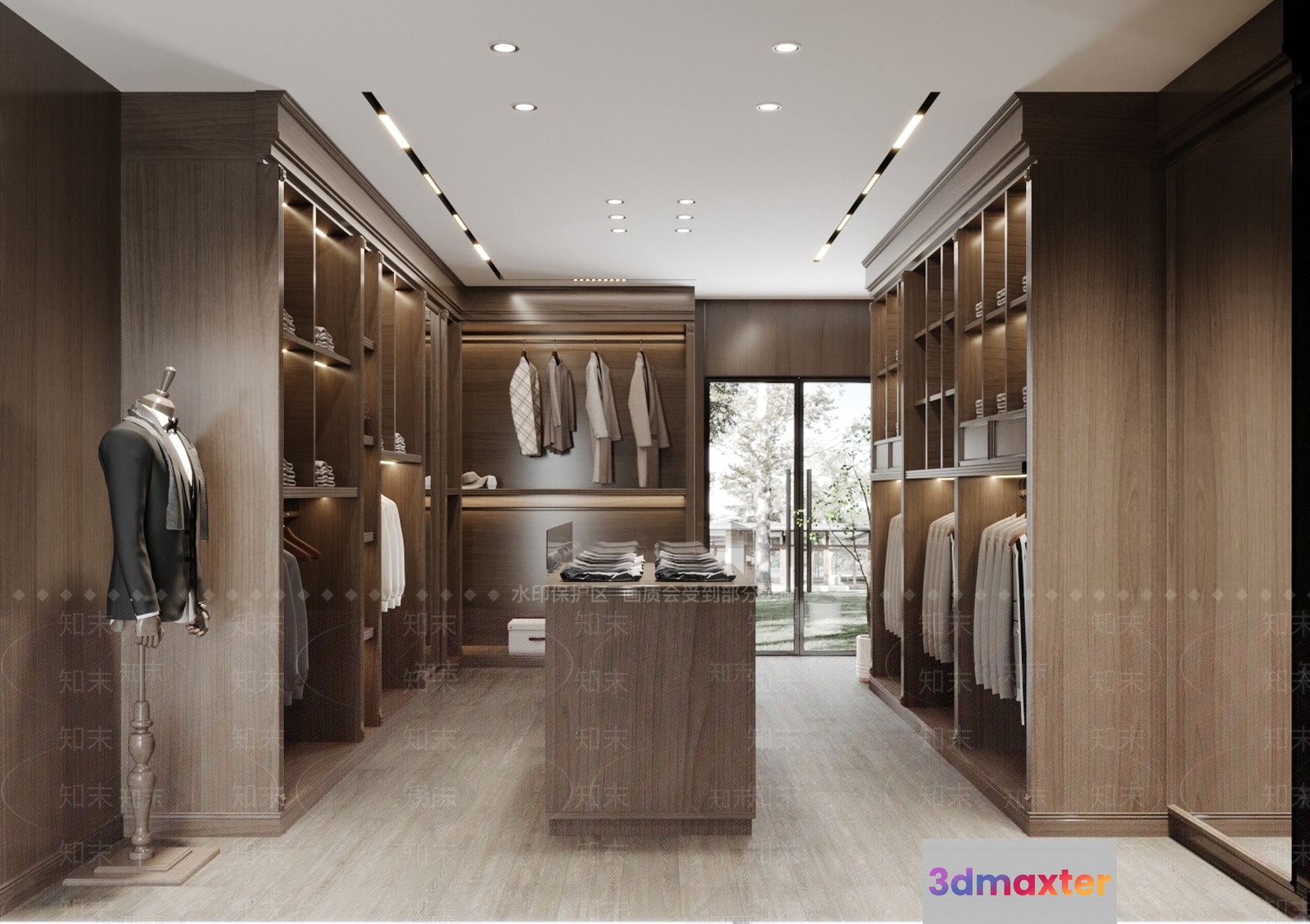 A Clothing Store 3D Model - 5770 - VRAY Render