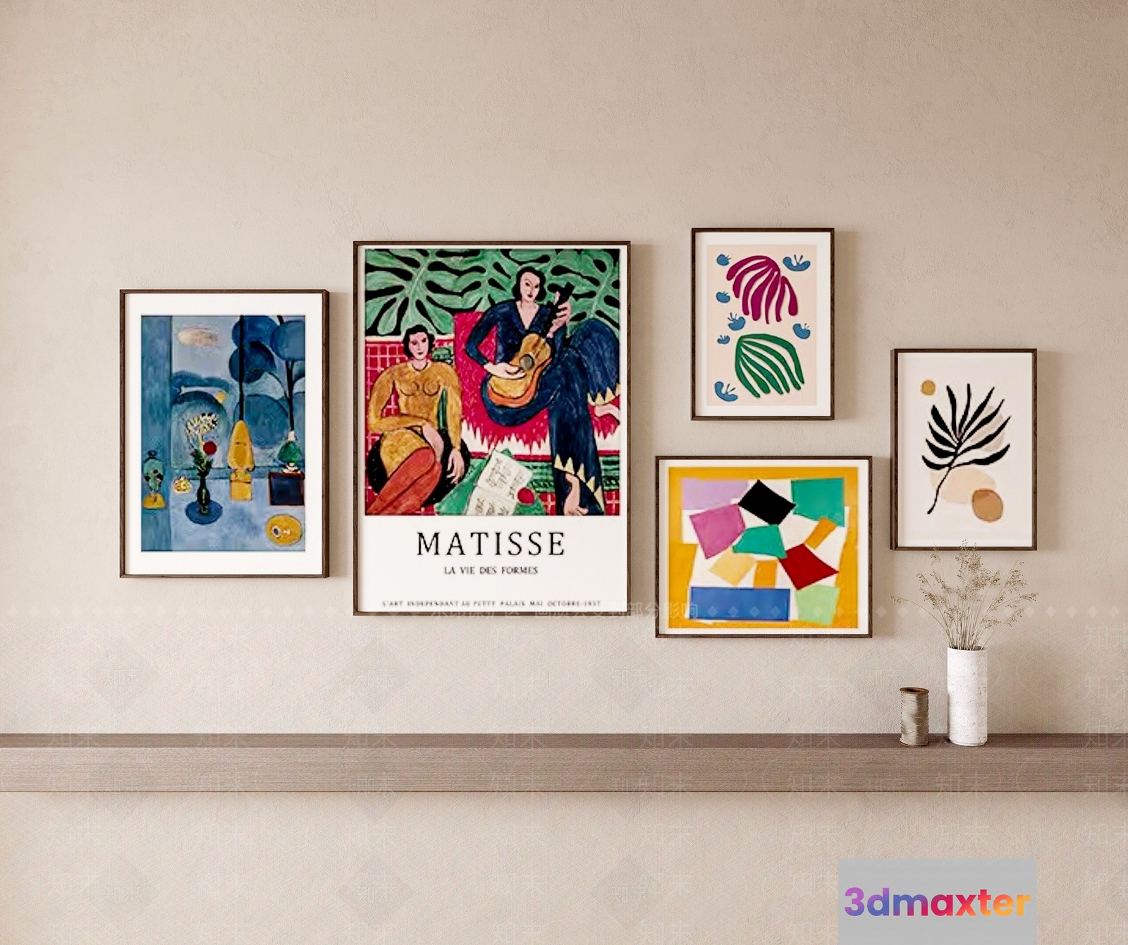 Modern Art Gallery 3D Model - 18855 - VRAY Render