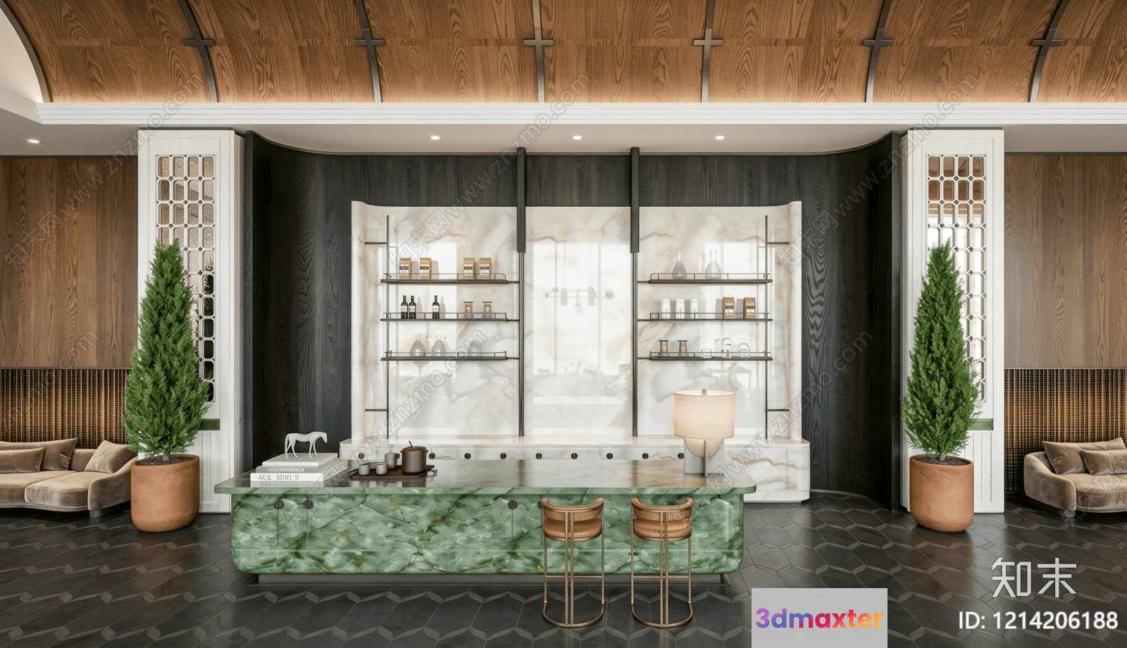 Modern Luxury Interior Design 3D Model - 22185 - VRAY Render