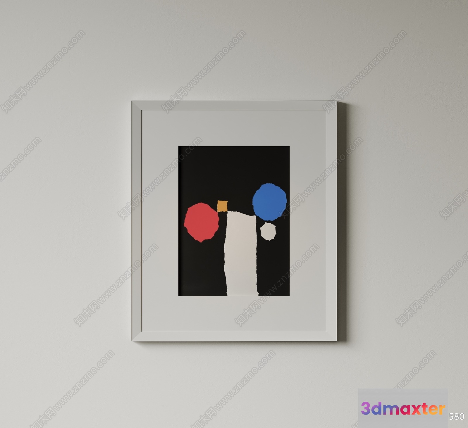 Abstract Art Piece 3D Model - 18331 - VRAY Render
