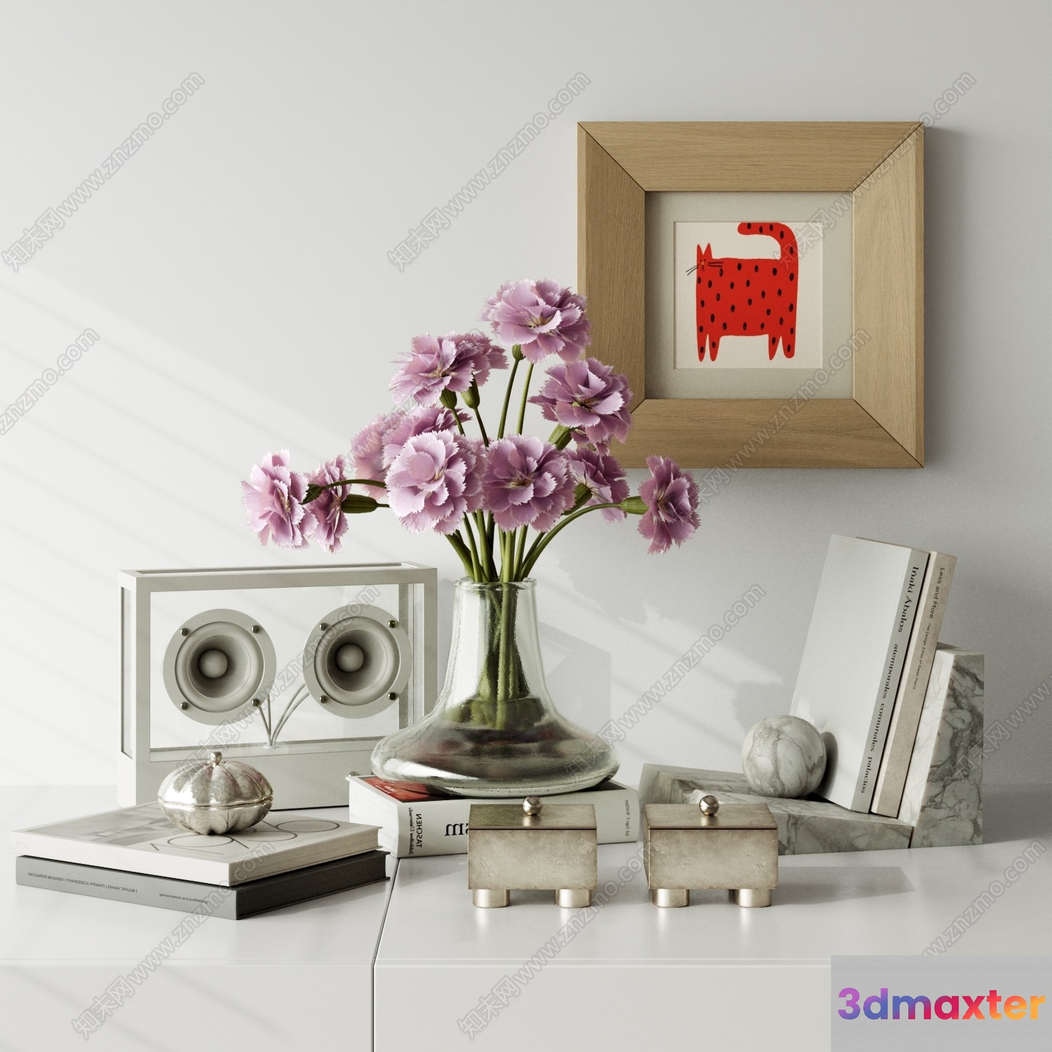 Modern Home Decor 3D Model - 16852 - VRAY Render