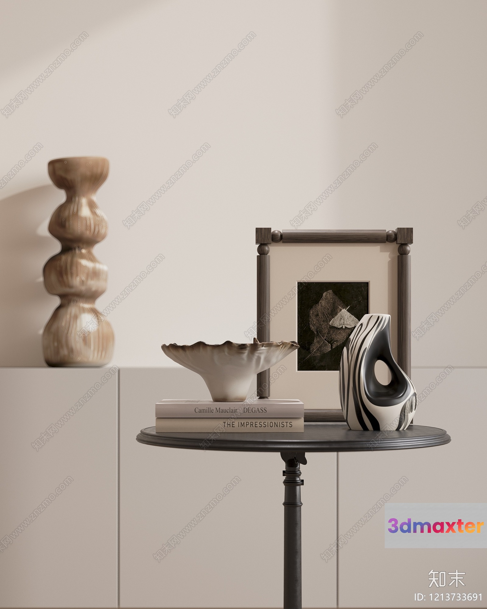 Modern Home Decor 3D Model - 17211 - VRAY Render