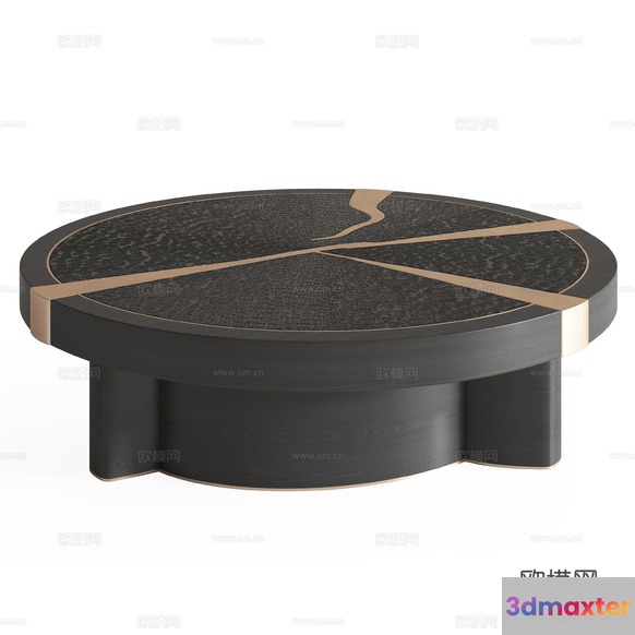 Round Coffee Table 3D Model - 3132 - VRAY Render