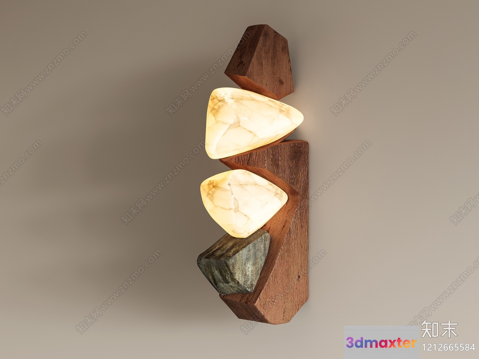 Cozy Wall Sconce 3D Model - 4801 - VRAY Render