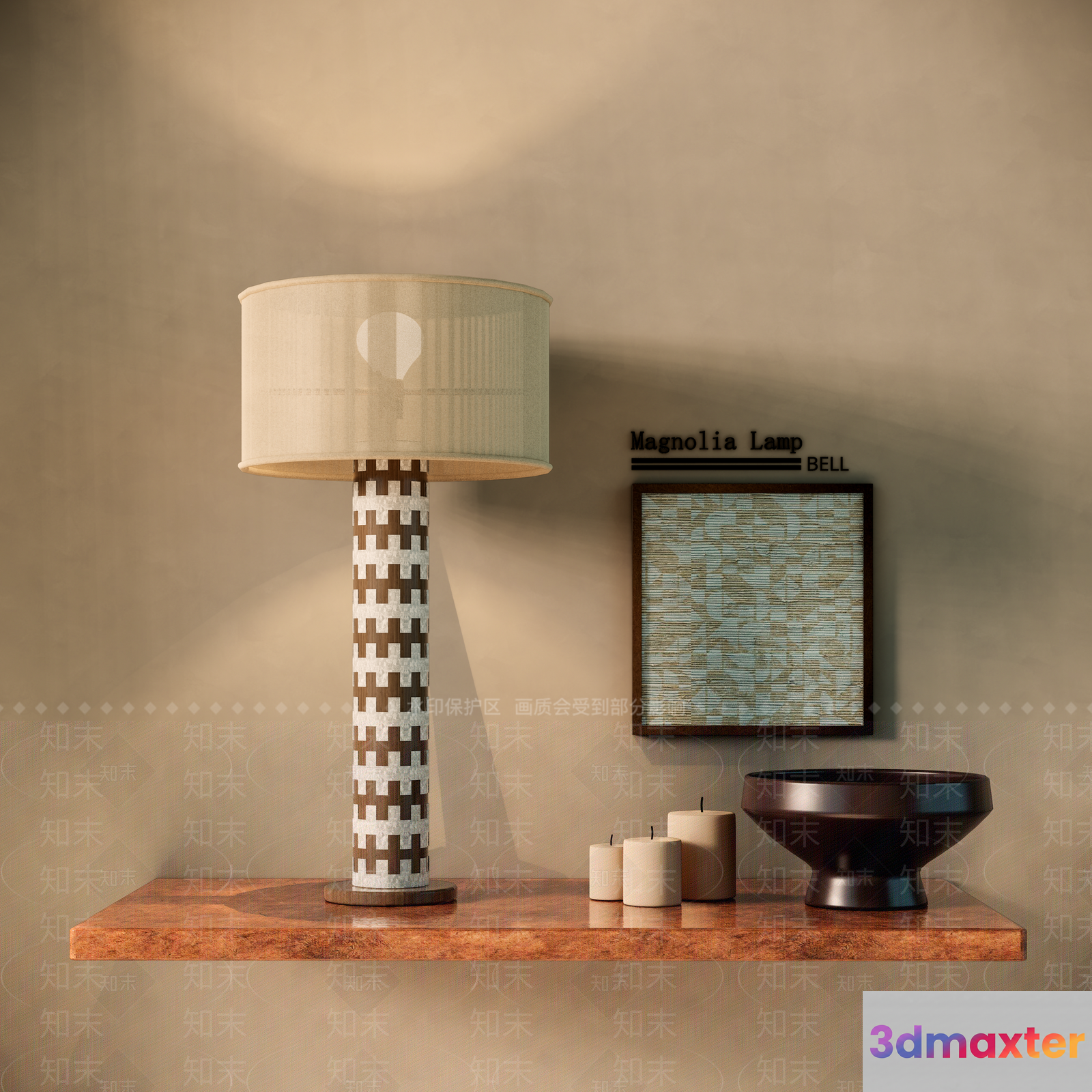Modern Living Room 3D Model - 15226 - VRAY Render