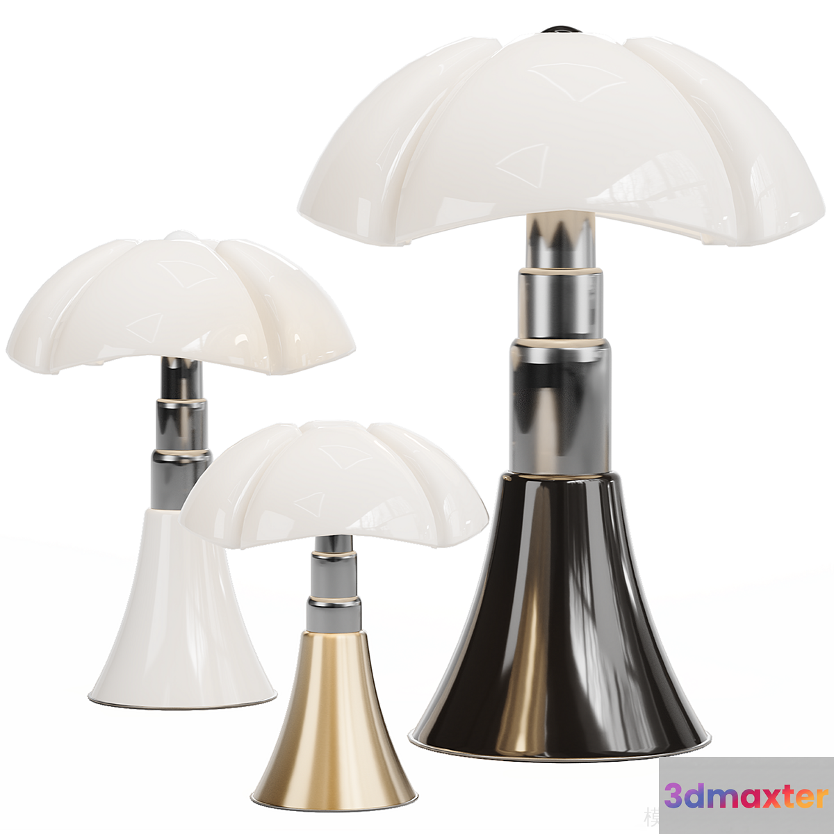 Gold Light Fixture 3D Model - 22308 - CORONA Render