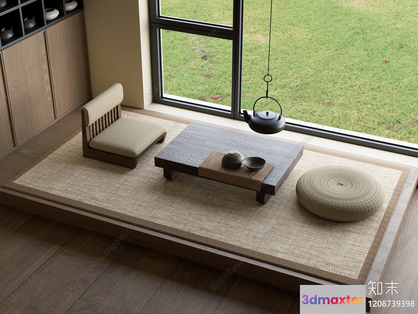Traditional Japanese Room 3D Model - 8425 - VRAY Render
