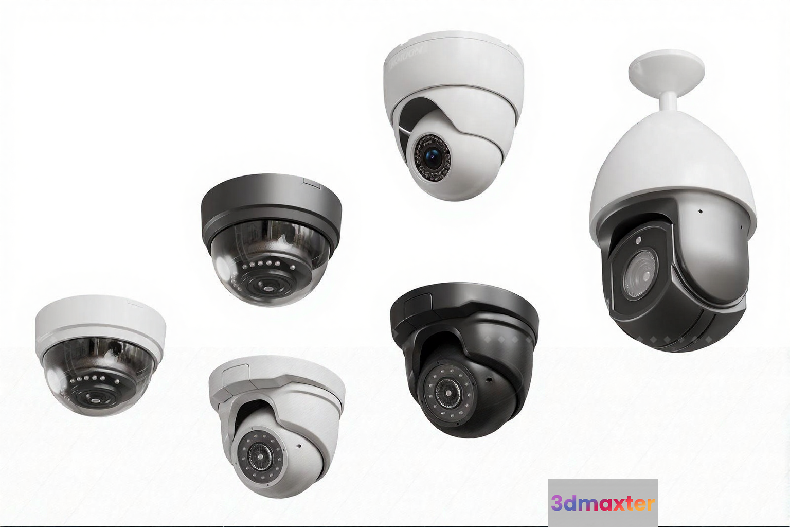 Security Cameras 3D Model - 18414 - VRAY Render