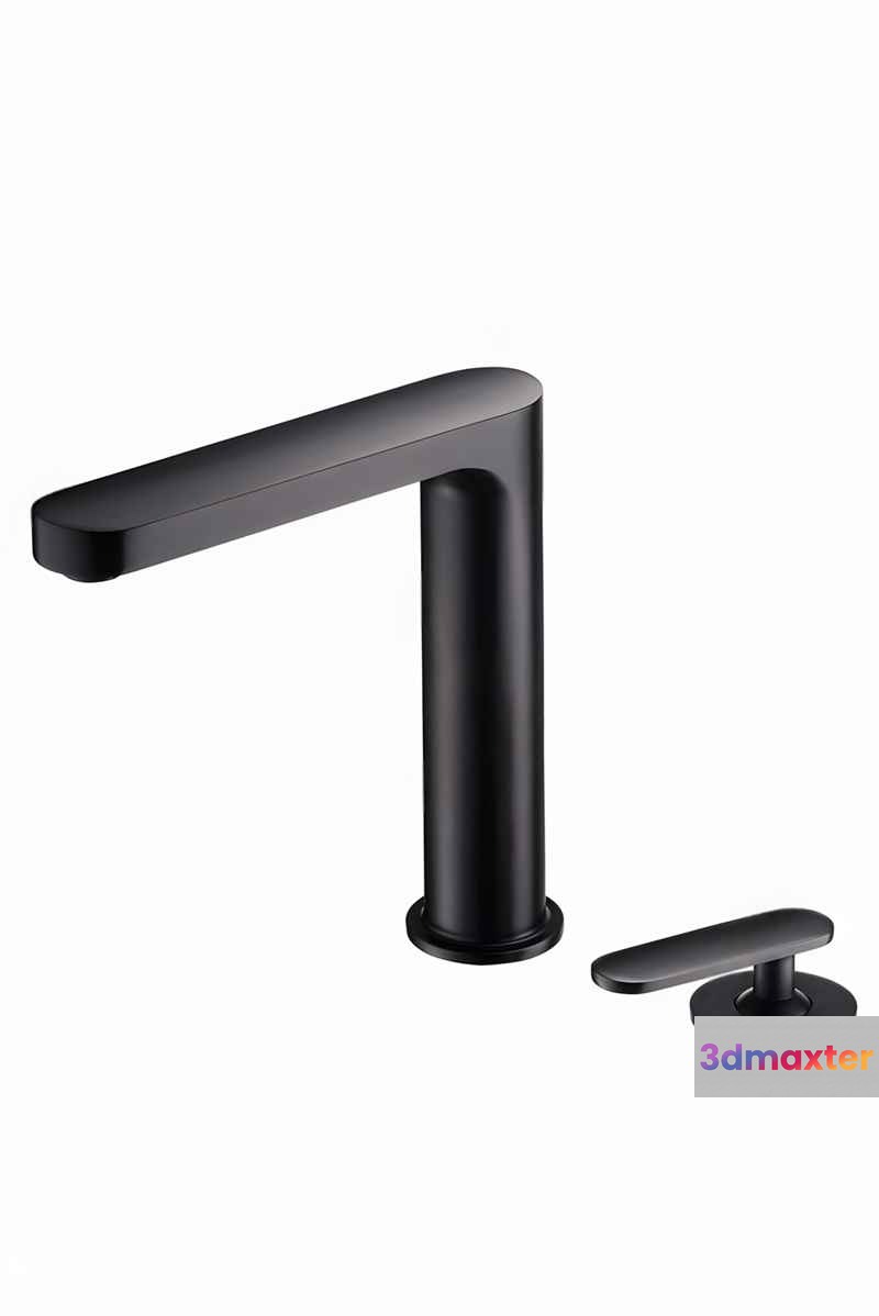 A Black Faucet 3D Model - 1655 - VRAY Render