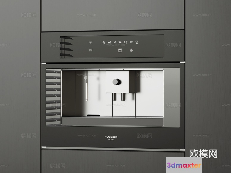 Modern Kitchen Appliance 3D Model - 13962 - VRAY Render