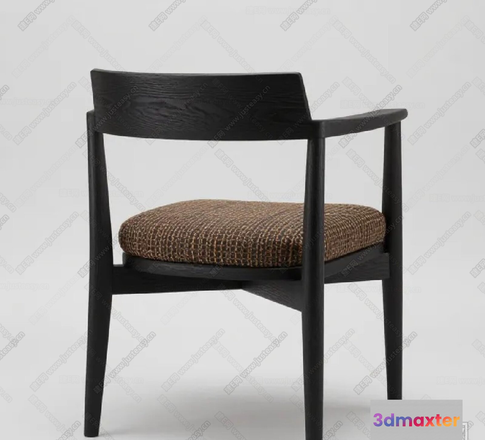 Wooden Armchair 3D Model - 9458 - VRAY Render