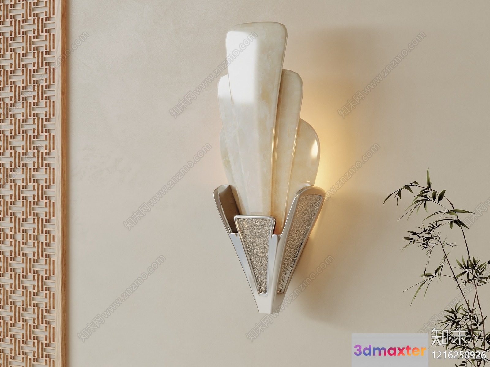 Modern Light Fixture 3D Model - 13140 - VRAY Render