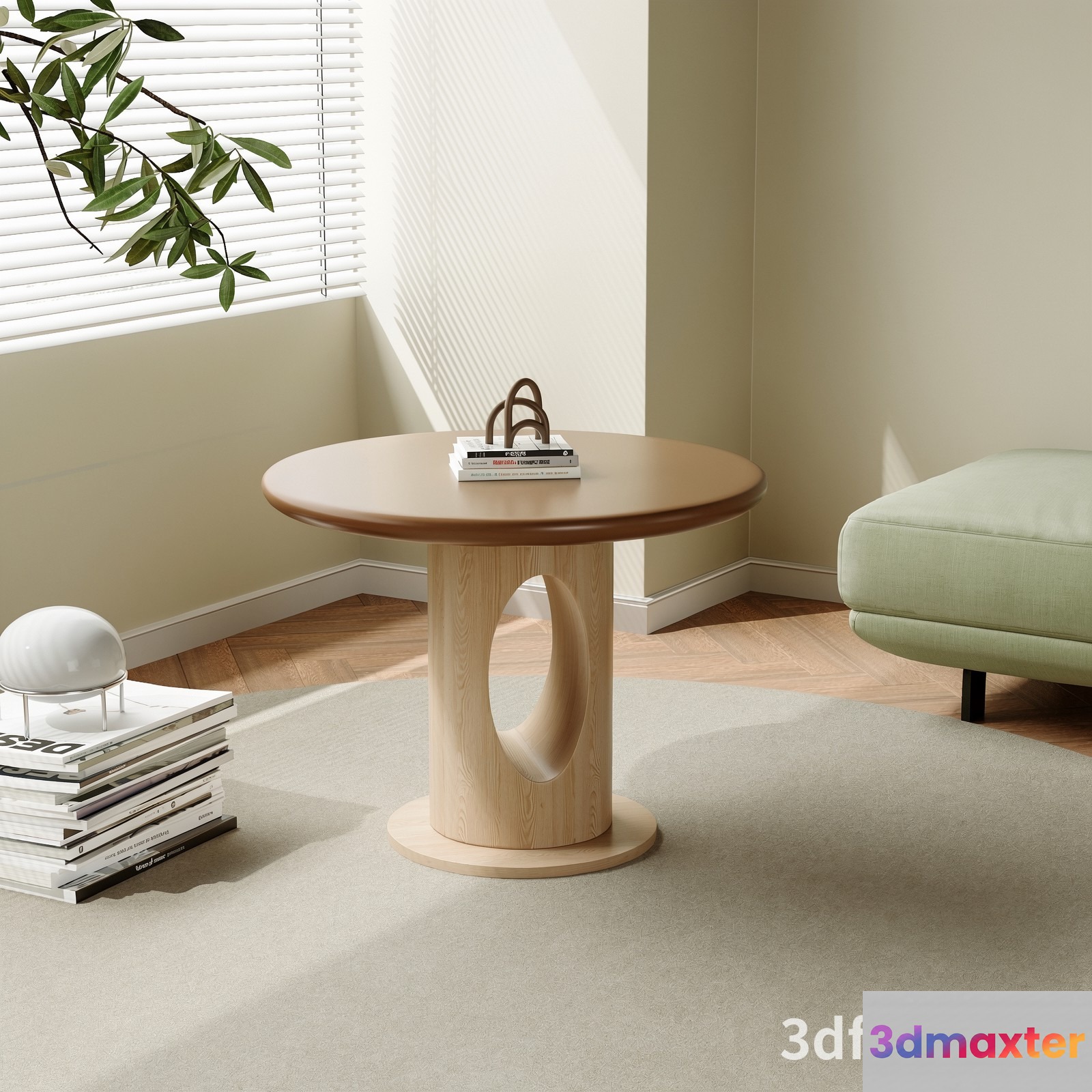 Modern Living Room 3D Model - 21972 - VRAY Render