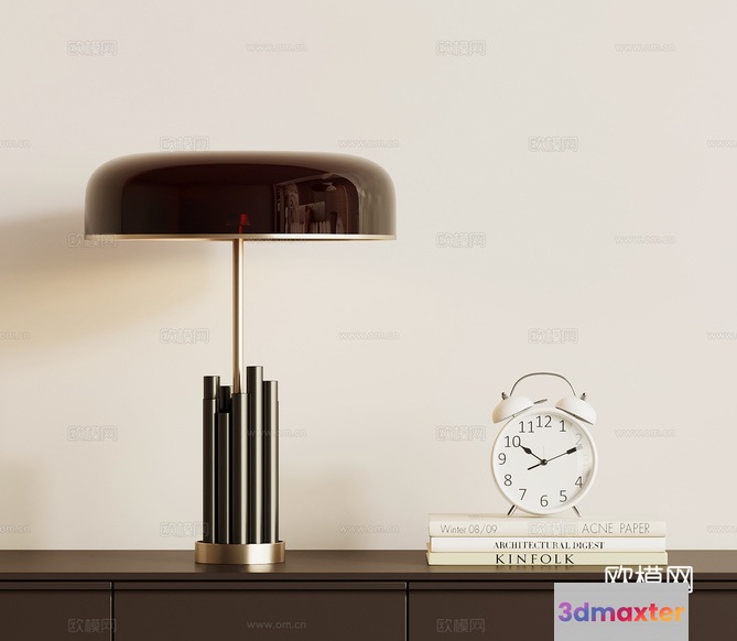 Modern Minimalist Decor 3D Model - 9373 - VRAY Render