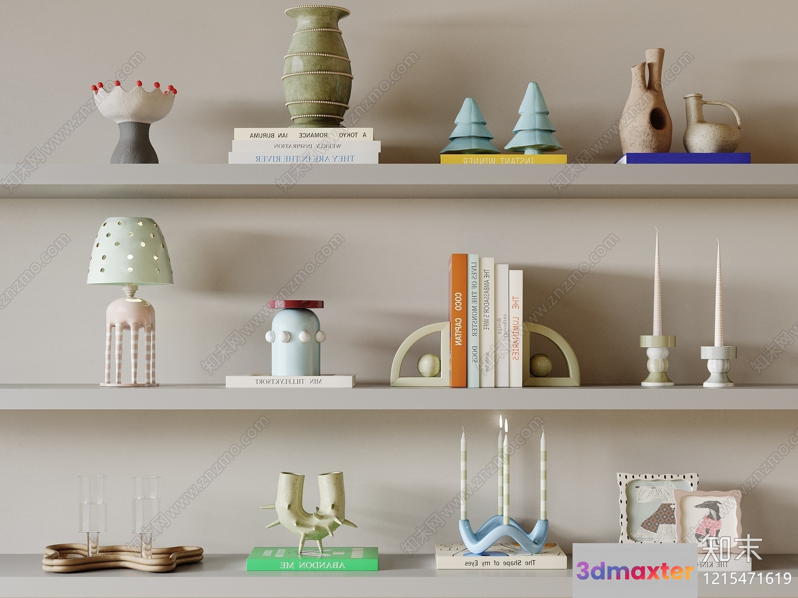 Cozy Home Decor 3D Model - 13309 - VRAY Render