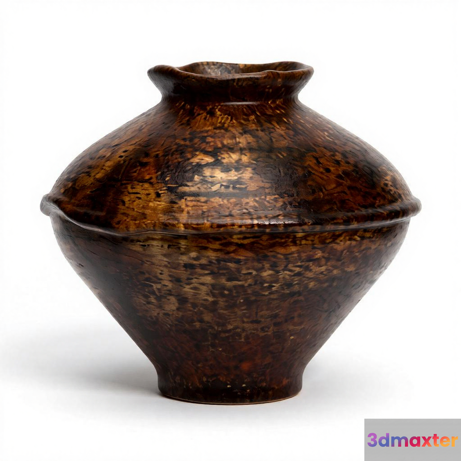 A Brown Vase 3D Model - 7470 - VRAY Render