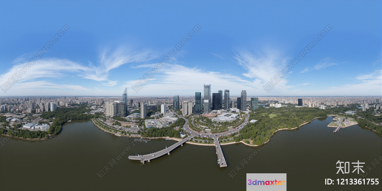 A City Skyline 3D Model - 15440 - VRAY Render