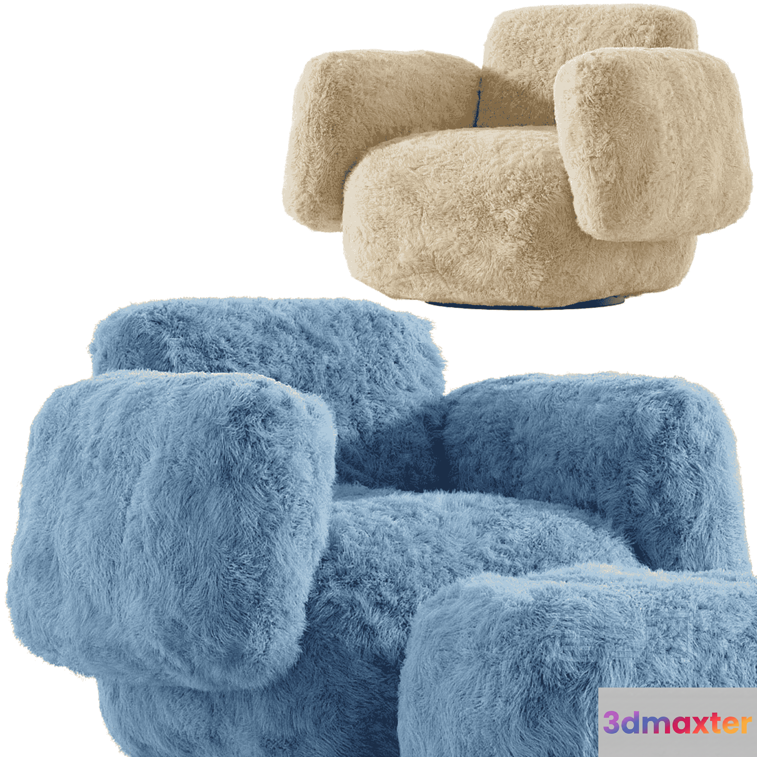 Cozy Armchair 3D Model - 18082 - CORONA Render