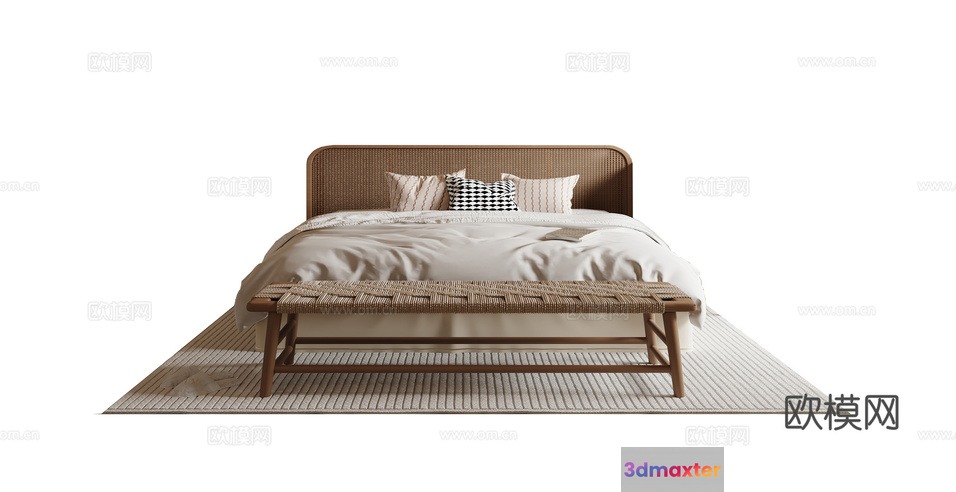 Cozy Bedroom 3D Model - 20677 - VRAY Render
