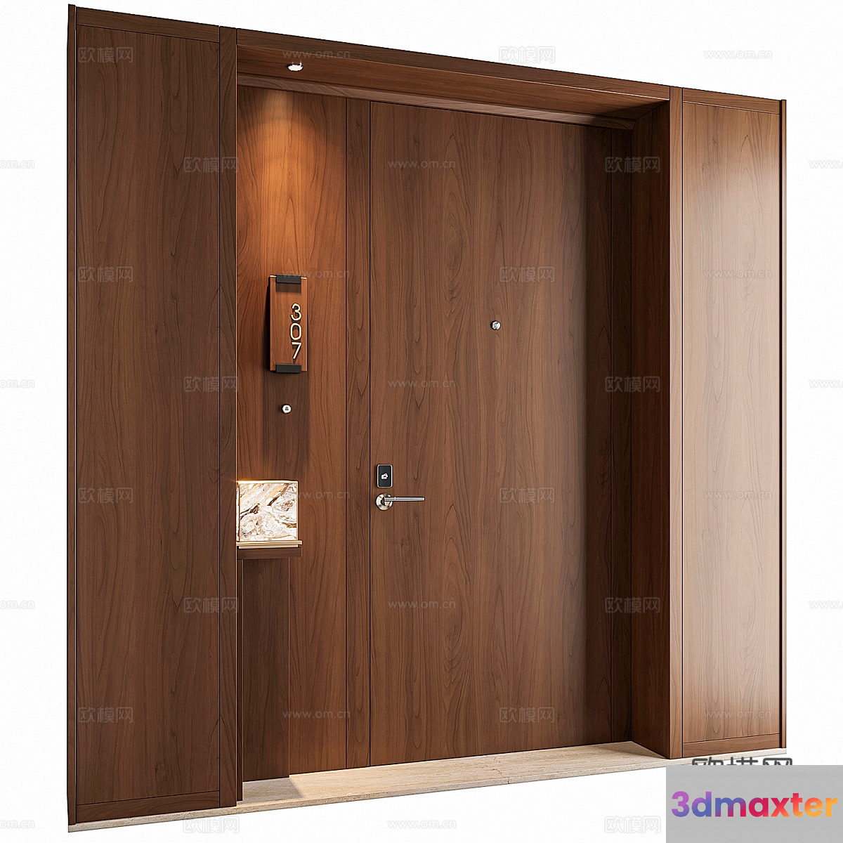 Wooden Door 3D Model - 10861 - VRAY Render