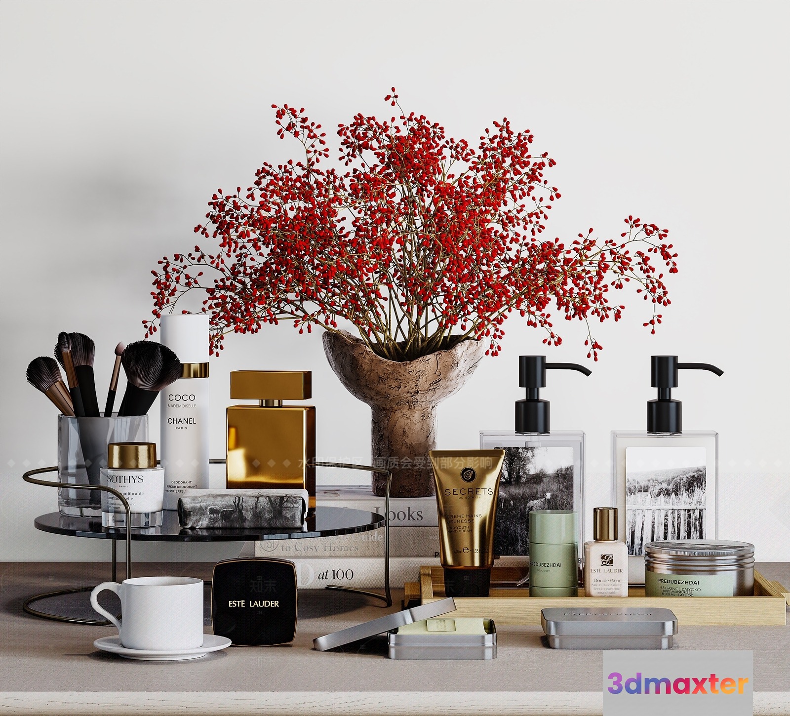 Modern Cosmetic Display 3D Model - 22748 - CORONA Render