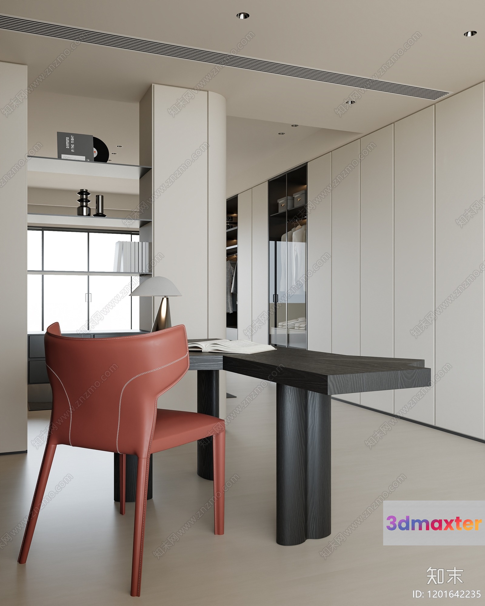 Modern Home Office 3D Model - 4490 - CORONA Render