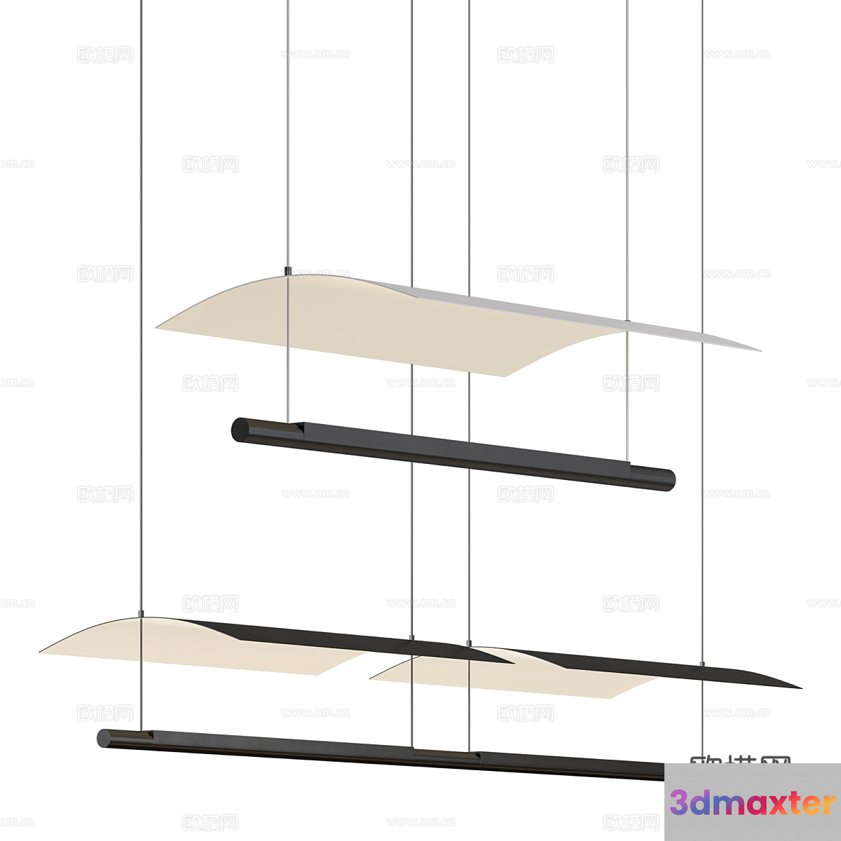 Modern Light Fixture 3D Model - 9941 - CORONA Render