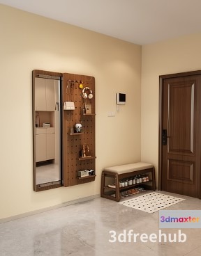 Cozy Entryway 3D Model - 20470 - VRAY Render