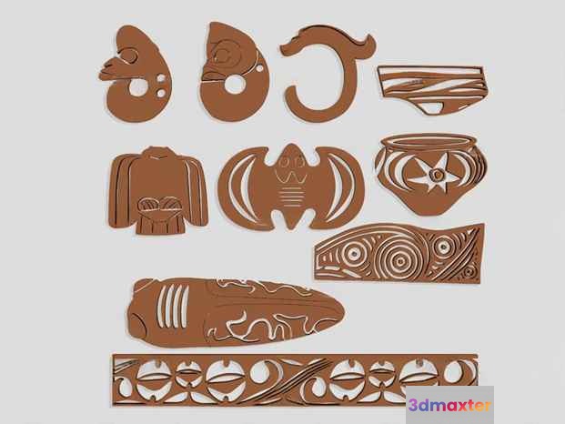 Ancient Ceramic Pottery 3D Model - 14933 - VRAY Render