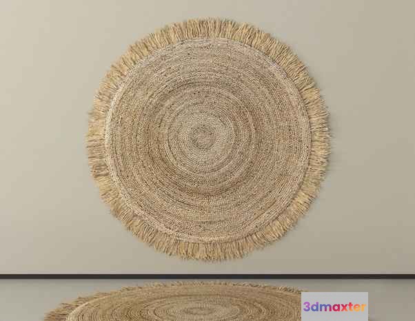 A Circular Rug 3D Model - 13232 - VRAY Render