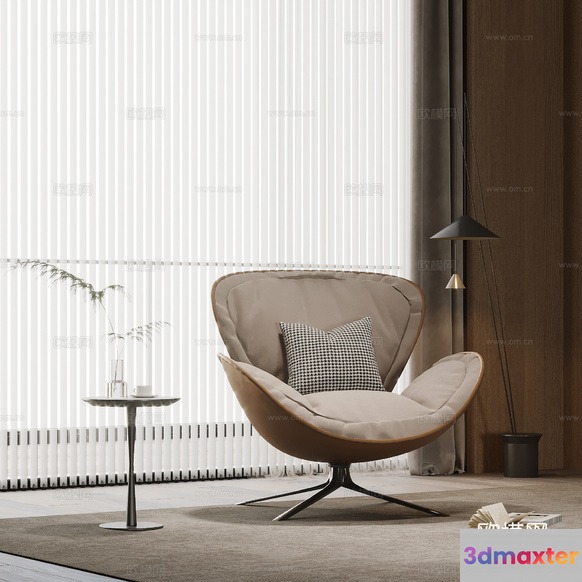 Modern Home Decor 3D Model - 14908 - VRAY Render