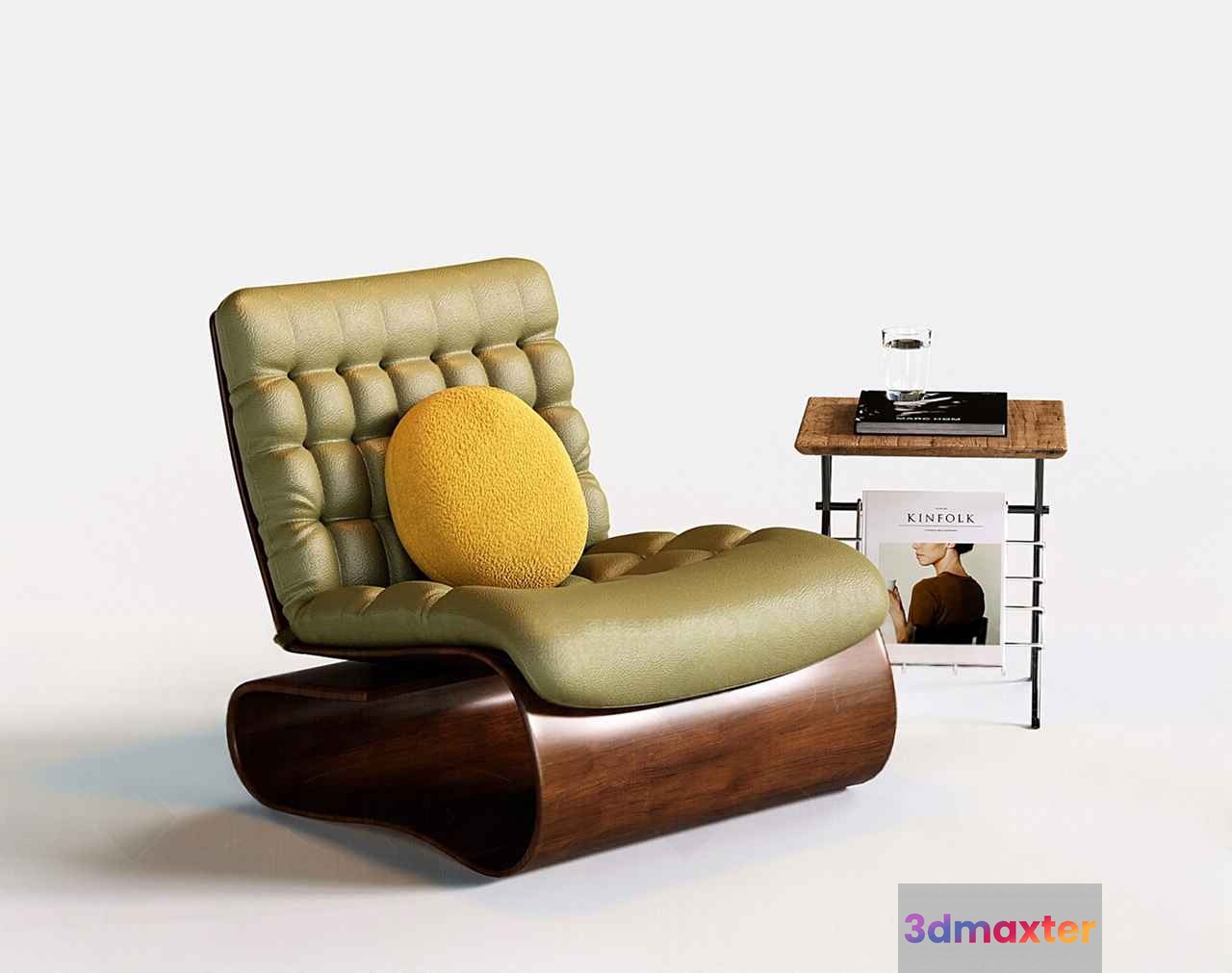 A Modern Chair 3D Model - 6545 - VRAY Render