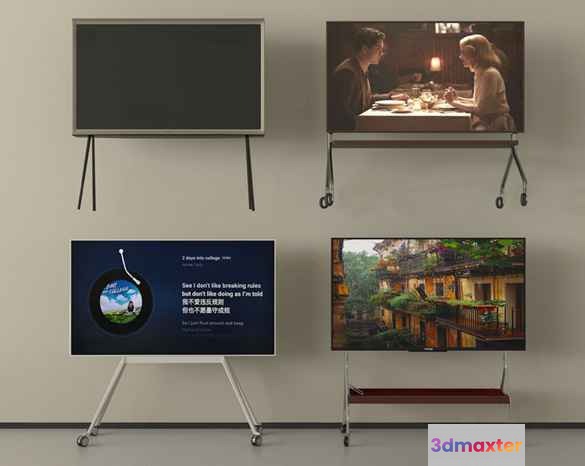 A Collection Of Tvs 3D Model - 5666 - VRAY Render