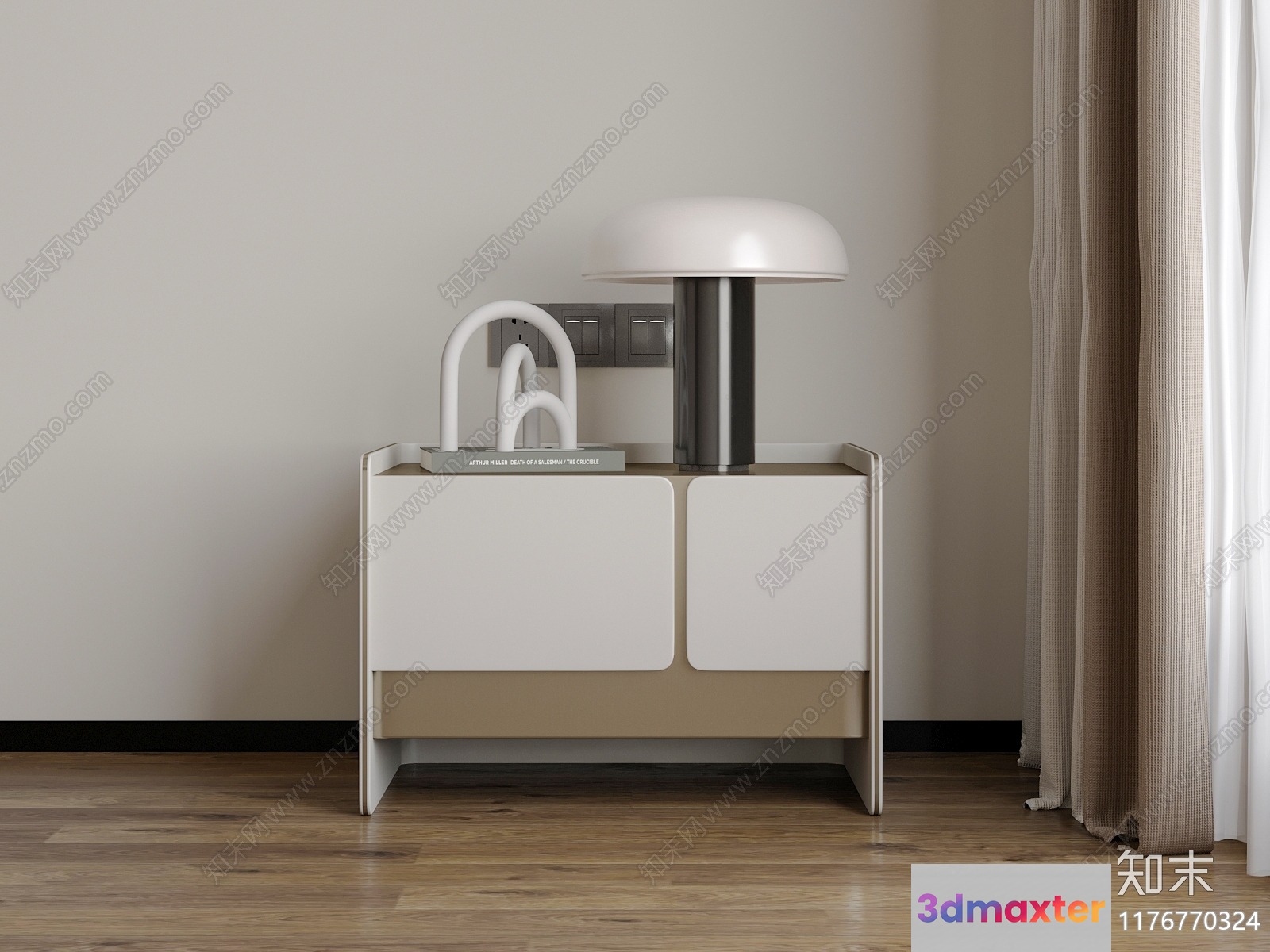 Modern Minimalist Decor 3D Model - 3948 - CORONA Render