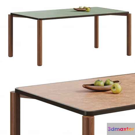 Simple Wooden Table 3D Model - 14745 - VRAY Render