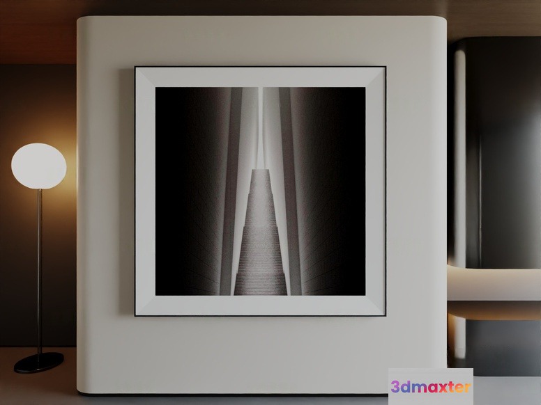 Modern Artwork 3D Model - 8729 - CORONA Render