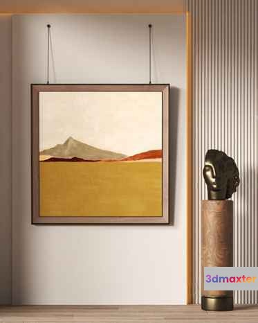 Modern Art Piece 3D Model - 21402 - VRAY Render