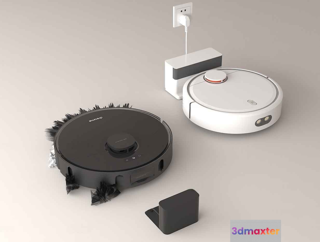 A Smart Vacuum Cleaner 3D Model - 14617 - VRAY Render