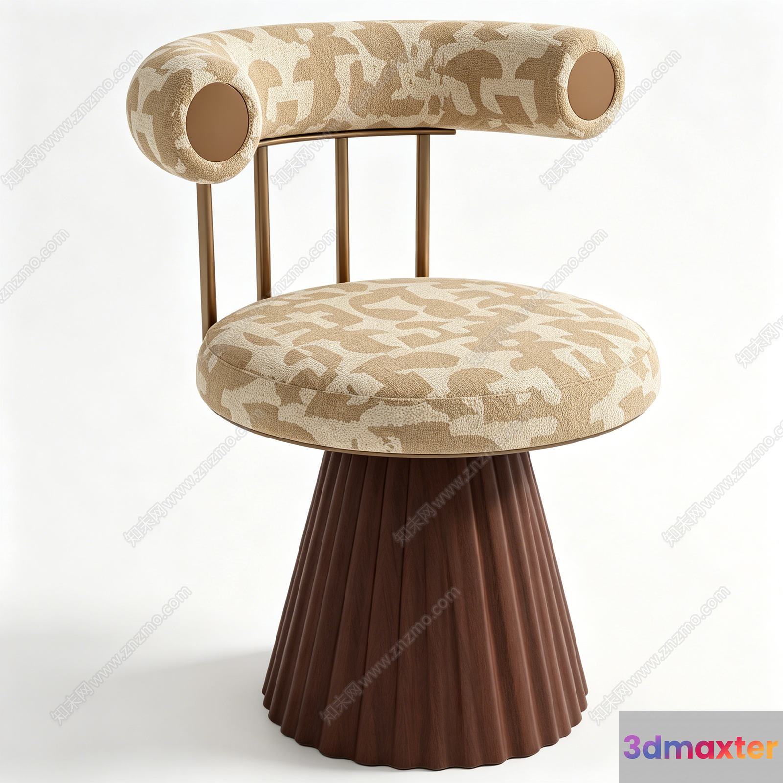 Modern Armchair 3D Model - 15531 - VRAY Render